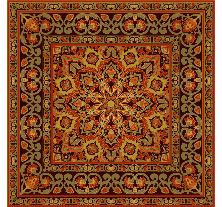 Rulou geam maro efect mandala persan pentru bucătărie - TenStickers