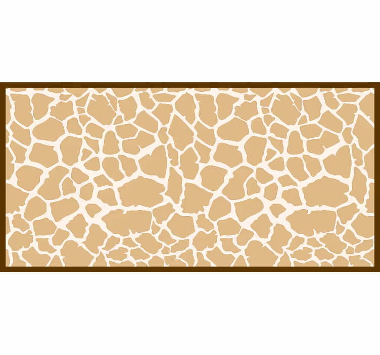 Rulou geam maro imprimeu de girafă - TenStickers