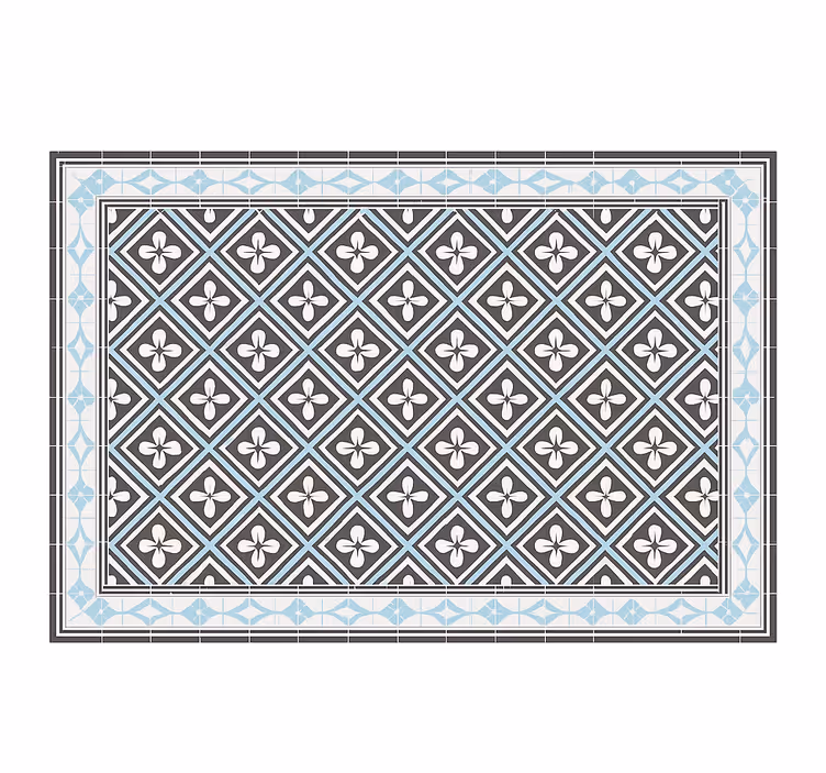 Rulou geam exterior design plăci geometrice - TenStickers