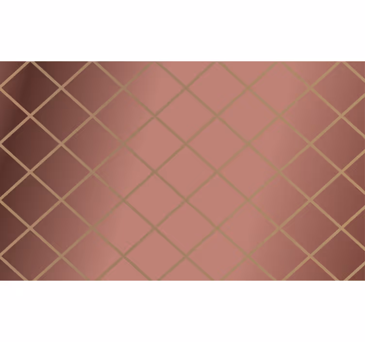 Rulou geam exterior roz cu diamante aurii - TenStickers