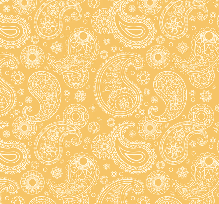 Rulou geam exterior paisley arabesc - TenStickers