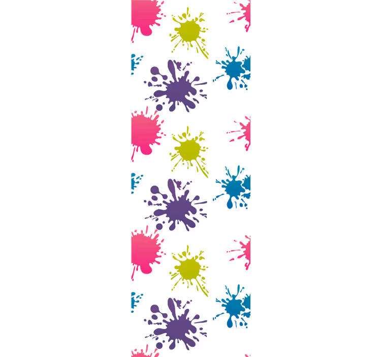 Rulou geam tineret stropi multicolori - TenStickers