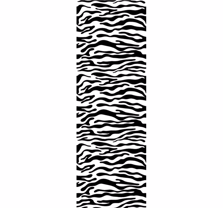 Rulou geam tineret cu model zebra - TenStickers