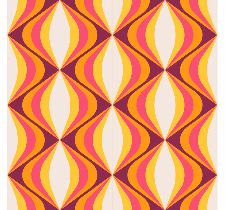 Rulou geam clasic val retro portocalie - TenStickers