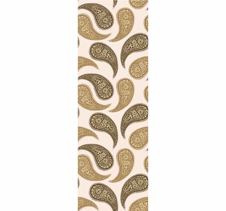 Rulou geam clasic paisley indian - TenStickers