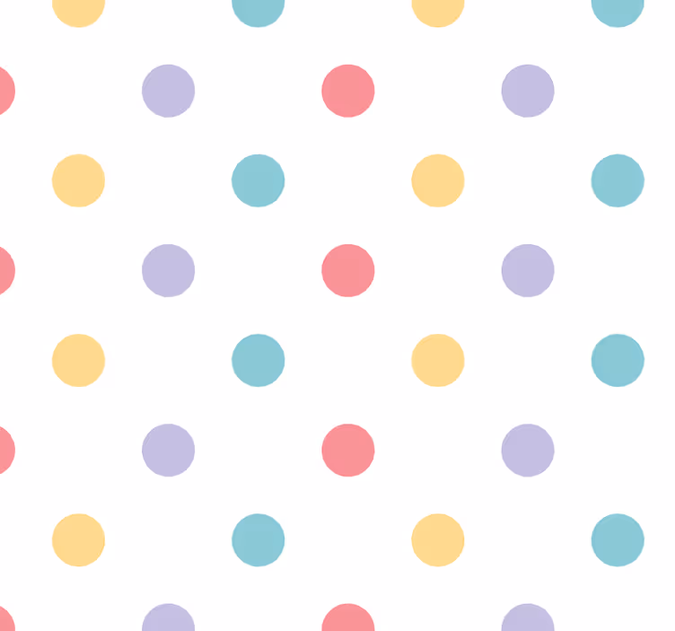 Rulou geam copil confetti colorat - TenStickers