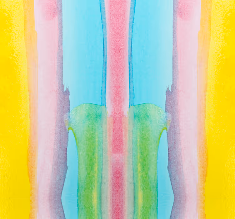 Rulou geam copil fundal multicolor - TenStickers