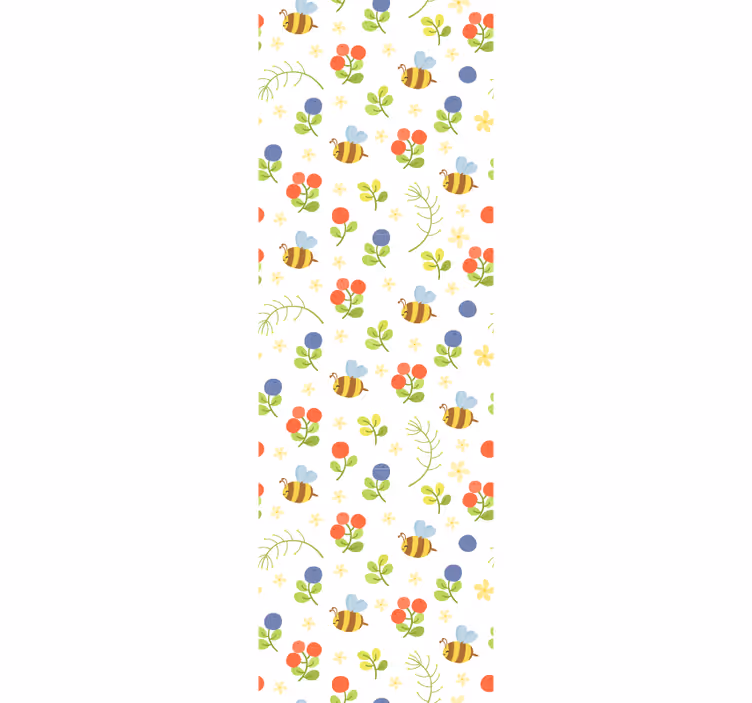 Rulou geam copil design drăguț albințe - TenStickers