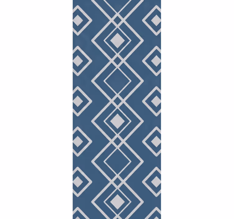 Rulou geam coridor superfresco easy geometric albastru - TenStickers
