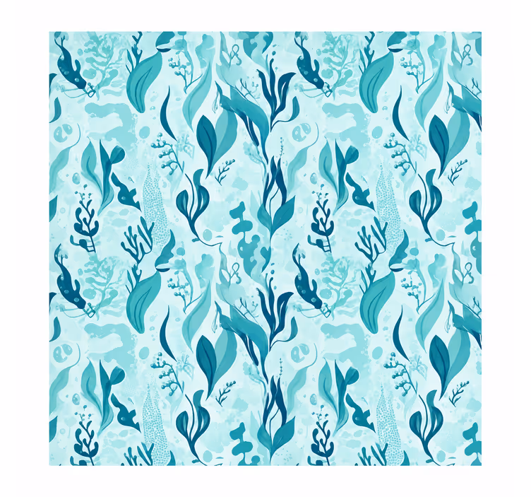 Rulou geam baie frunze marine - TenStickers