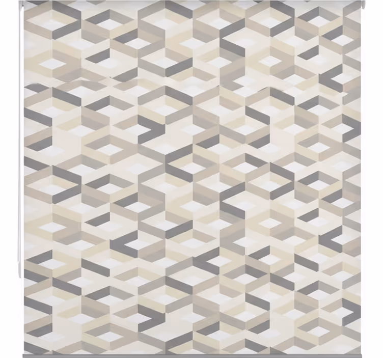 Rulou geam baie design geometric minimalist - TenStickers