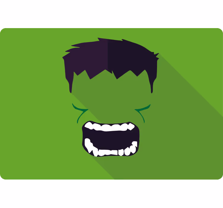 Rulou geam supereroi supererou verde - TenStickers