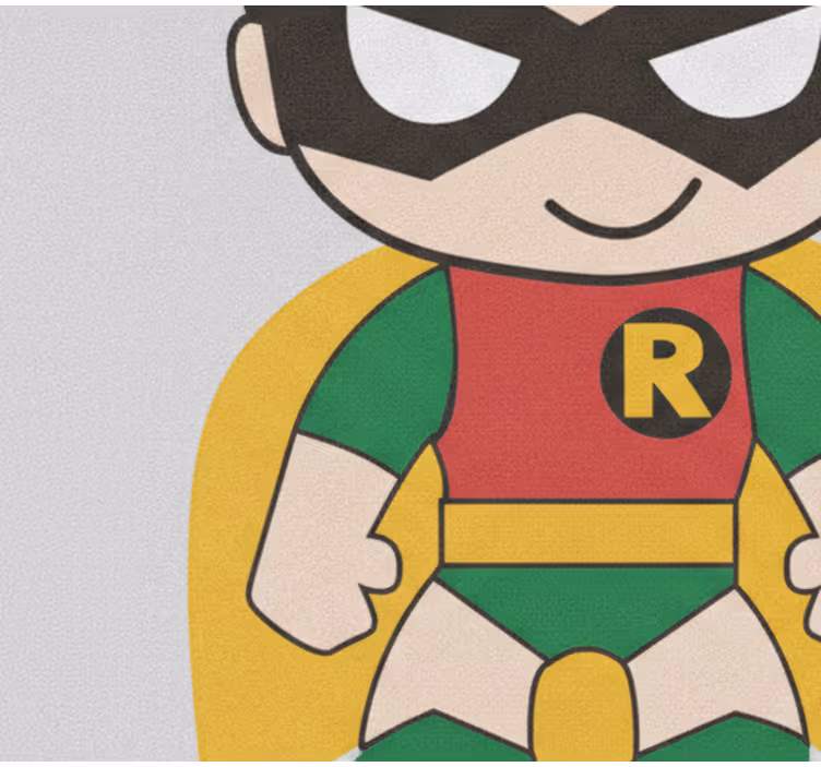 Rulou geam supereroi robin la bord - TenStickers