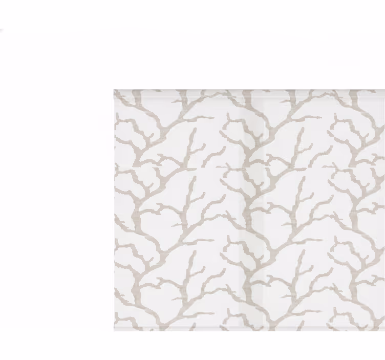 Rulou geam balcon motive elegante bej - TenStickers