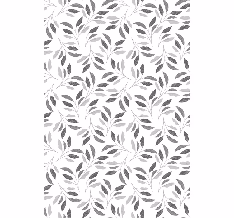 Rulou geam floral eleganta frunzelor - TenStickers