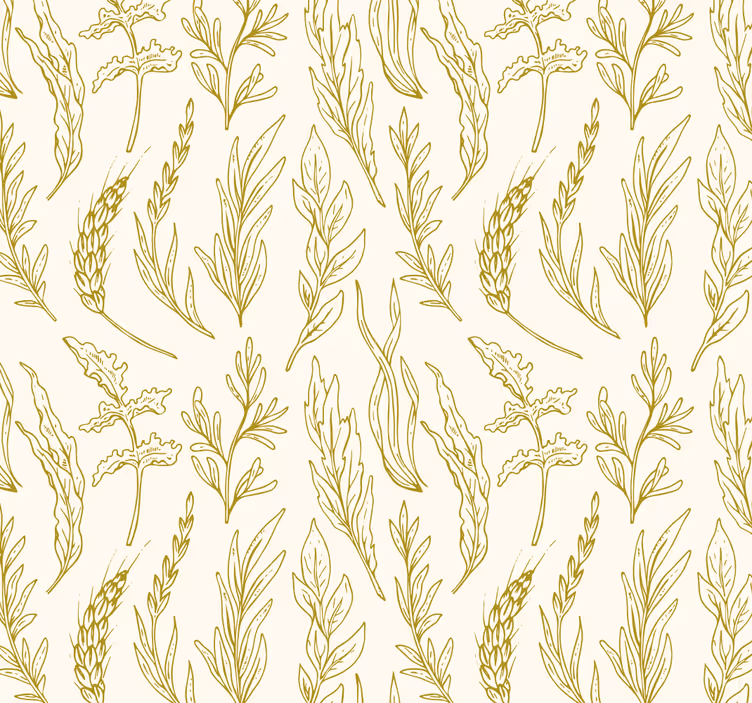 Grâu auriu Rulou elegant - TenStickers