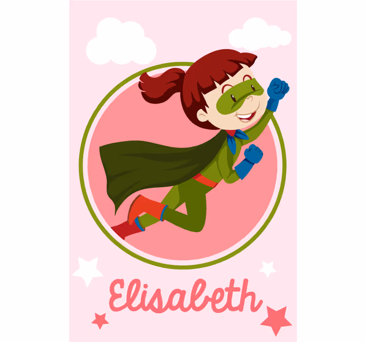 Rulou geam supereroi zbor eroic de copil - TenStickers