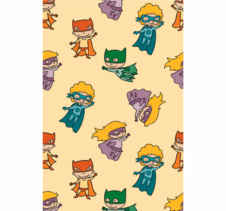 Rulou geam pentru copii desen animat cu supererou - TenStickers