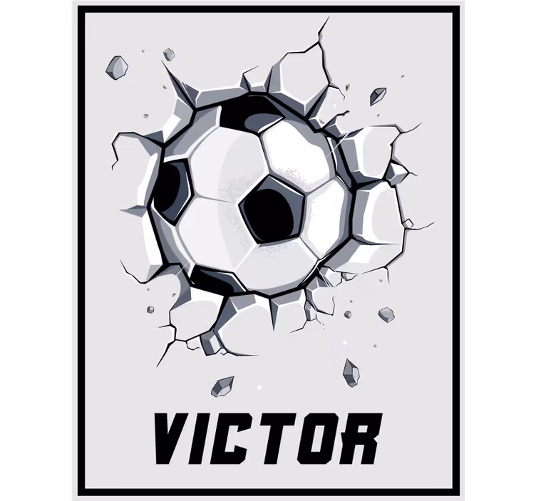 Breaking ball personalizat imprimat fereastră umbră - TenStickers