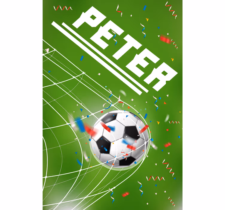 Gol de gol personalizat tipărit fereastră umbră - TenStickers