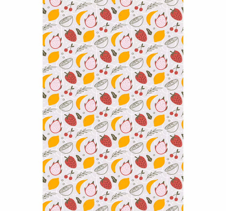 Rulou geam fructe și legume model de citrice - TenStickers