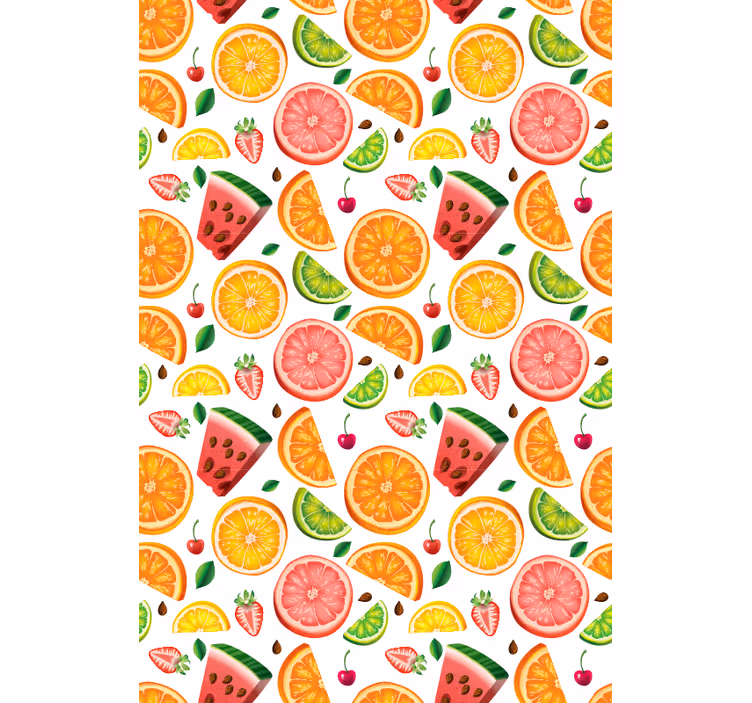Rulou geam fructe și legume model de pepene citric - TenStickers