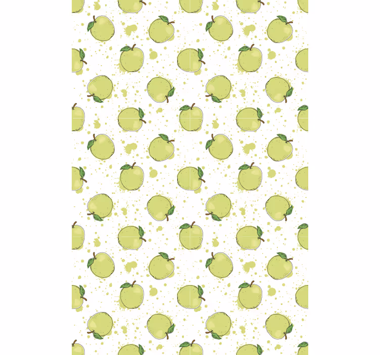 Mere verzi ude fructe și legume Rulou - TenStickers