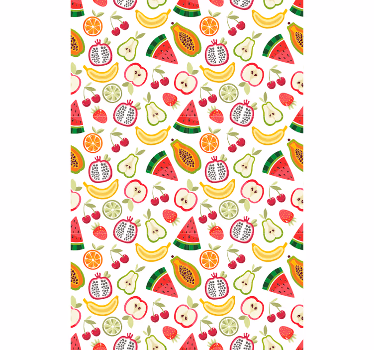 Rulou geam fructe și legume design model fructat - TenStickers