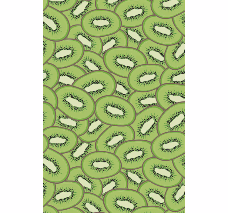 Rulou geam fructe și legume model de kiwi feliat - TenStickers