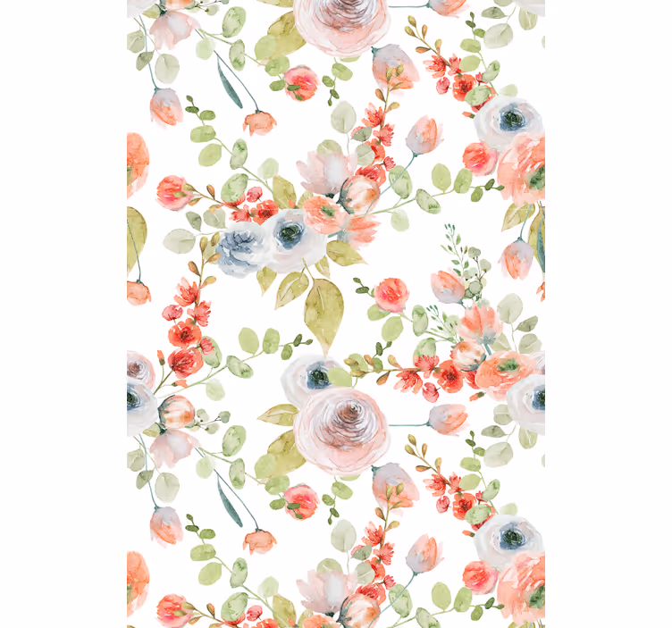 Ramuri florale Rulou clasic - TenStickers