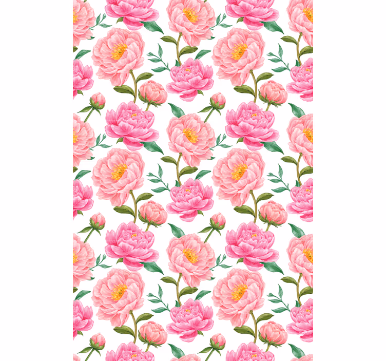 Rulou clasic floare roz - TenStickers