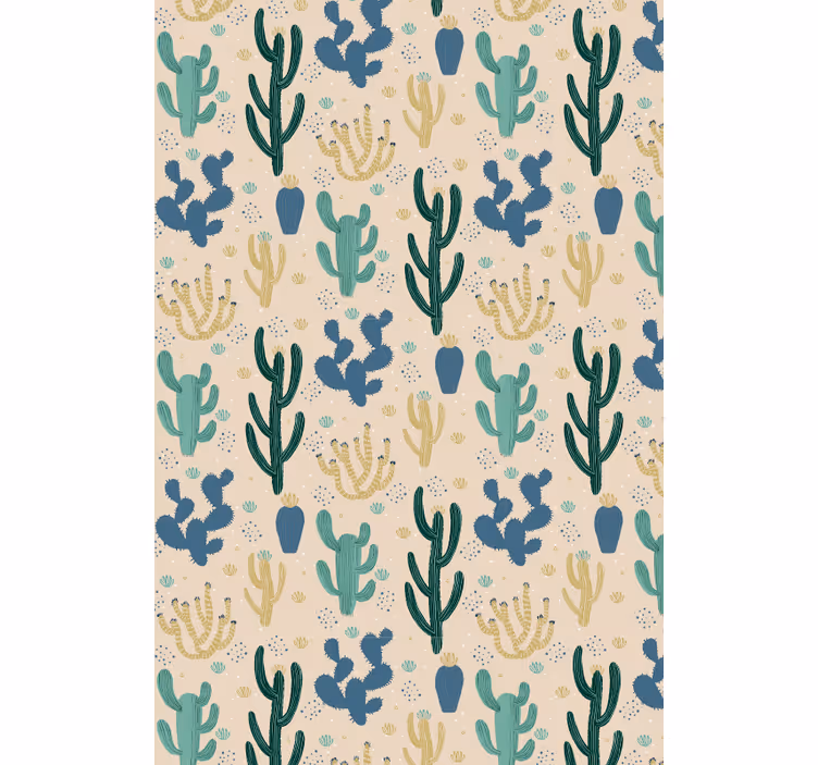 Rulou geam cactuși încântare model cactus - TenStickers