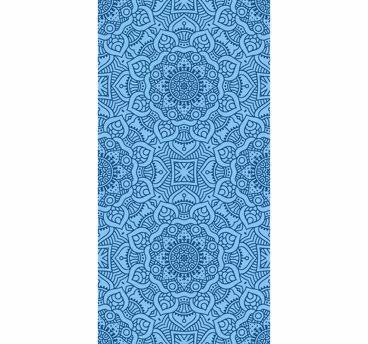 Albastru mandala zen tema Rulou - TenStickers