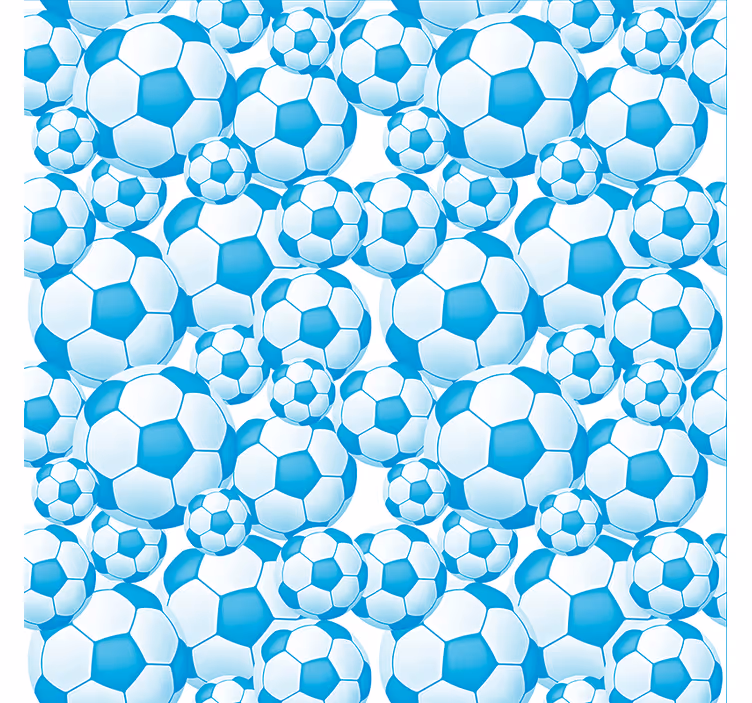 Jaluzea fotbal model albastru - TenStickers