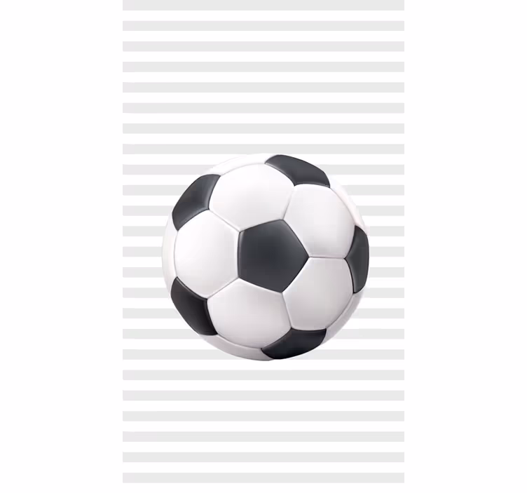 Jaluzea fotbal cu minge albă și neagră - TenStickers