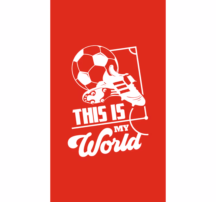 Acesta este blindul meu de fotbal mondial - TenStickers