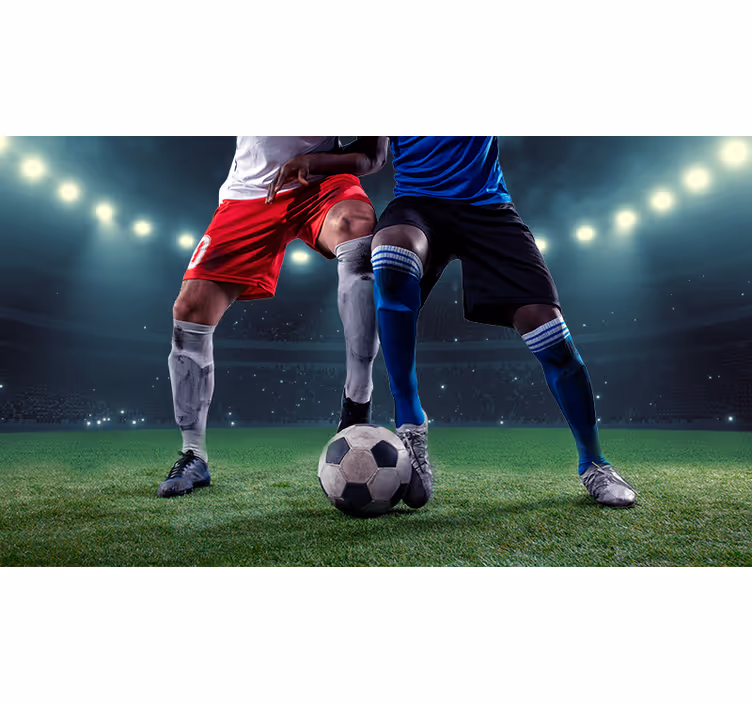 Mingea în stadion fotbal blind - TenStickers