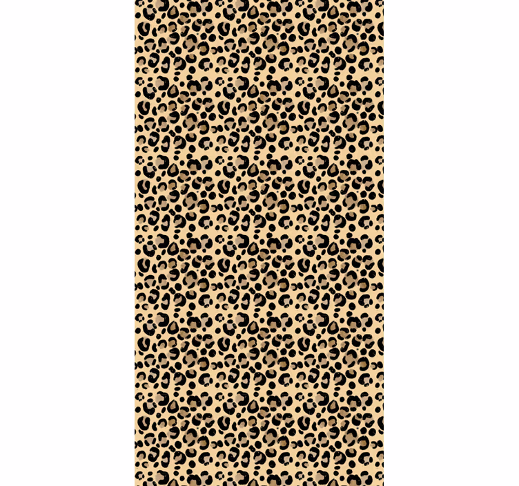 Rulou geam animale model de imprimeu leopard - TenStickers