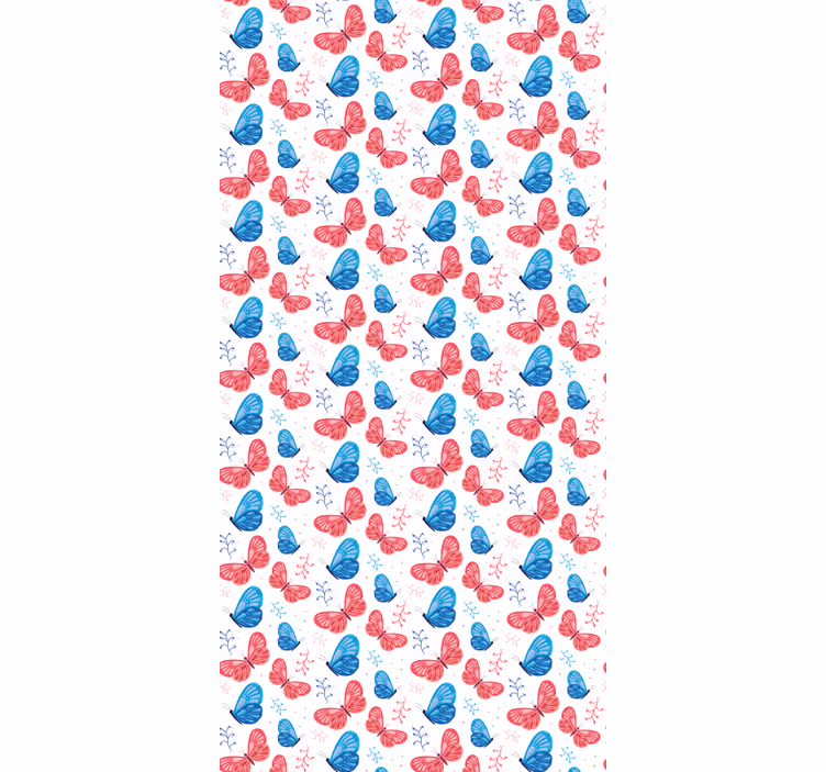Cu ramuri fluture Rulouri - TenStickers