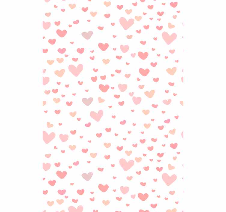 Inimile roz Rulouri romantic - TenStickers