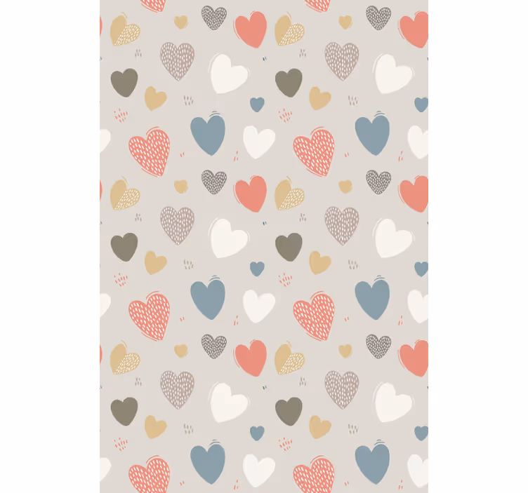 Rulou geam romantic modele de inimă - TenStickers