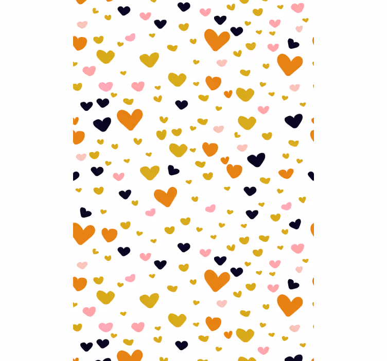 Inimi calde Rulouri romantic - TenStickers