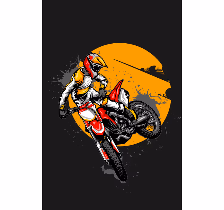 Motocicleta distractiv sport blind - TenStickers