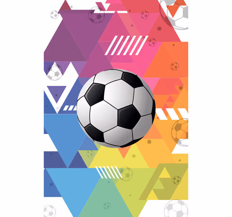 Bile geometrice multicolore sport blind - TenStickers