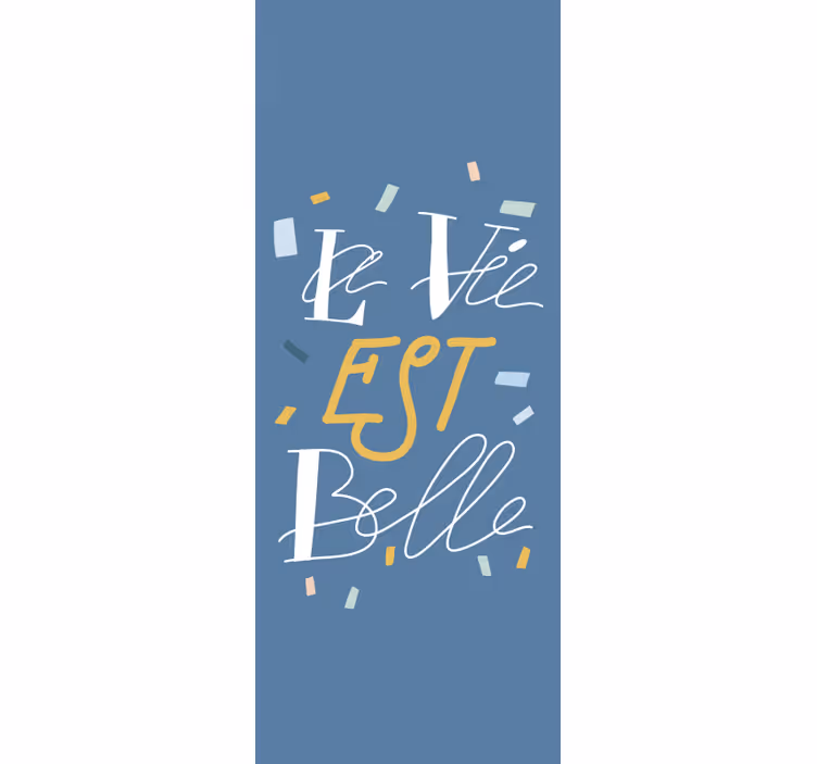 Jaluzea pentru dormitor master text elegant - TenStickers