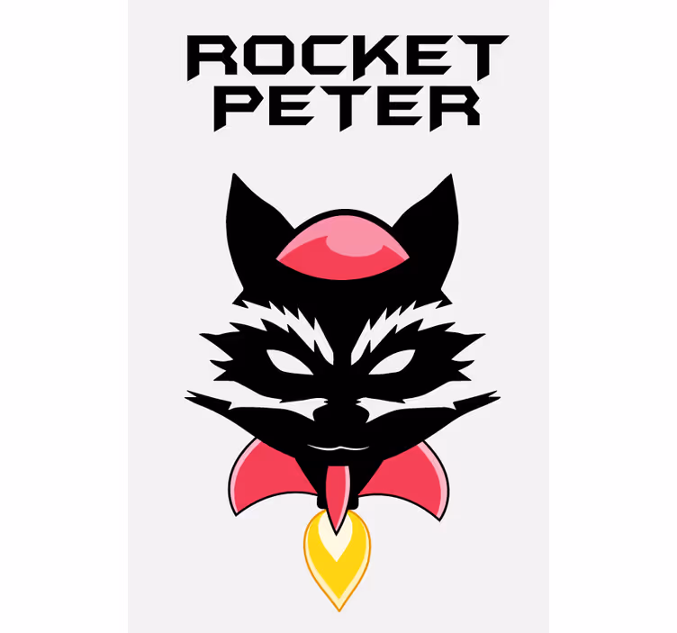 Rulou geam personalizat chip jucăuș al personajului - TenStickers