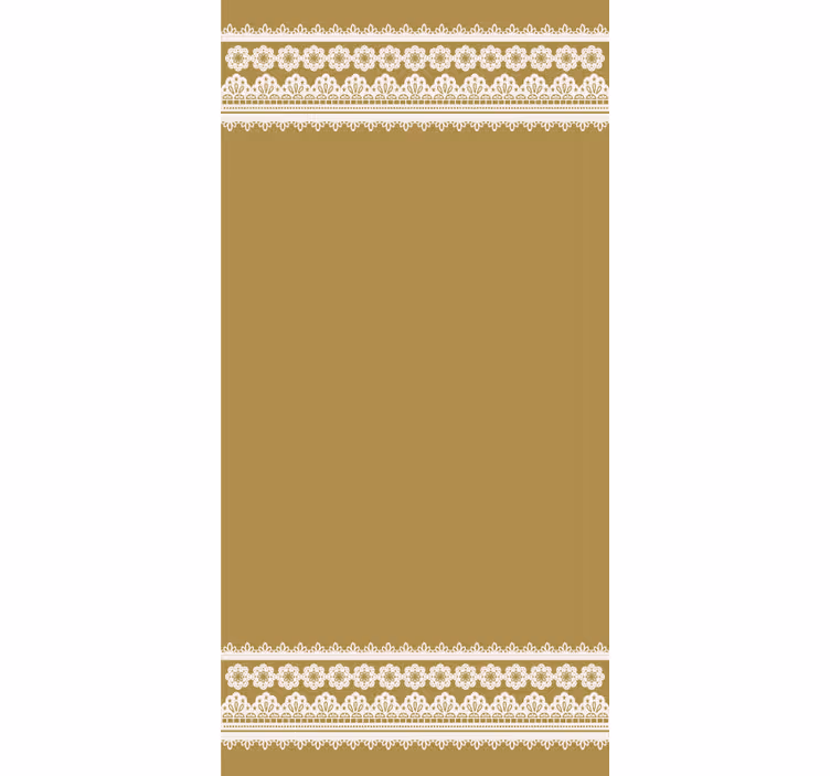 Rulou geam elegant bandă cu model de dantelă - TenStickers
