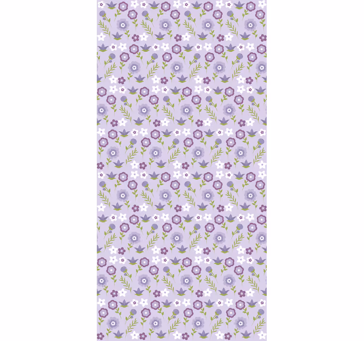 Rulou geam floral armonie model floral - TenStickers