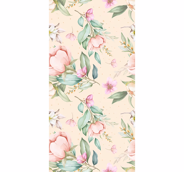 Jaluzea de balcon cu design floral original - TenStickers