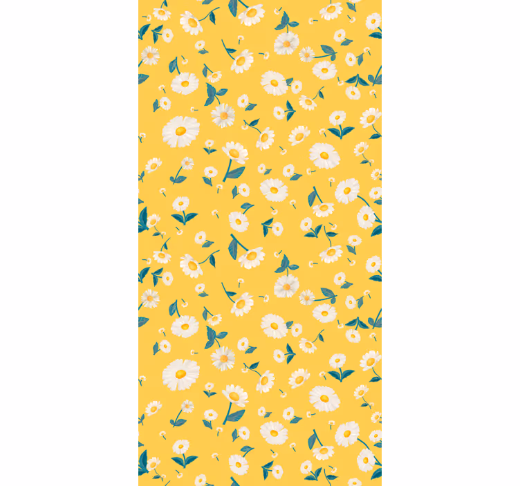 Rulou geam flori și plante Rulou floral însorit - TenStickers
